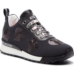 Sneakersy LOVE MOSCHINO - JA15052G17IN0000 Nero. Czarne półbuty damskie Love Moschino, ze skóry ekologicznej. W wyprzedaży za 769,00 zł.