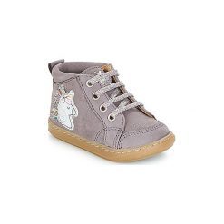 Buty Dziecko Shoo Pom BOUBA LICORNE. Szare trampki dziewczęce Shoo Pom, bez wzorów, bez zapięcia. Za 209,30 zł.
