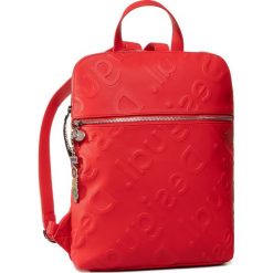 Plecak DESIGUAL - 20SAKP40 3000. Czerwone plecaki damskie Desigual, bez wzorów, ze skóry ekologicznej, klasyczne. W wyprzedaży za 239,00 zł.