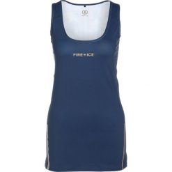 Topy sportowe damskie: Bogner Fire + Ice MADDY Top dark blue