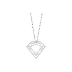 Naszyjniki damskie: NASZYJNIK CLASSIC DIAMOND – SREBRO