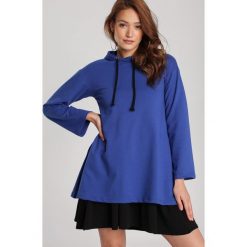 Granatowa Bluza Aigagonia. Niebieskie tuniki damskie Renee, xl, bez wzorów, bez rękawów, bez kaptura. Za 89,99 zł.