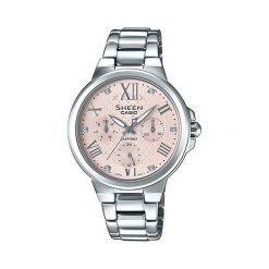 Biżuteria i zegarki: Zegarek Sheen Damski SHE-3511D-4AUER Swarovski Szafir srebrny