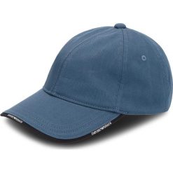 Czapka z daszkiem EMPORIO ARMANI - 627502 8A552 01537 Coastal Blue. Niebieskie czapki damskie marki Emporio Armani, bez wzorów, z bawełny. W wyprzedaży za 199,00 zł.