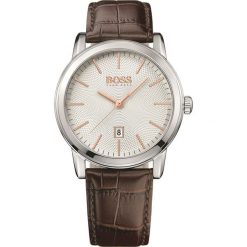 BOSS Zegarek Brązowy Srebrny. Szare zegarki męskie Boss, srebrne. Za 1027,95 zł.