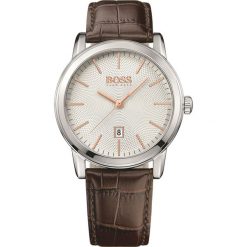 Hugo Boss Zegarek Brązowy Srebrny. Szare zegarki męskie srebrne. Za 1027,95 zł.
