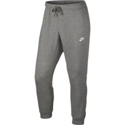 Spodnie Nike NSW Jogger Club FLC (804408-063). Szare joggery męskie marki Nike, m, z bawełny. Za 159,99 zł.