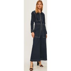 Pepe Jeans - Kombinezon Verity x Dua Lipa. Niebieskie kombinezony damskie Pepe Jeans, na co dzień, s, bez wzorów, z elastanu, casualowe, bez kołnierzyka, z długim rękawem, długie. W wyprzedaży za 449,90 zł.