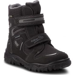 Śniegowce SUPERFIT - GORE-TEX 3-09080-00 M Schwarz/Grau. Czarne śniegowce chłopięce Superfit, bez zapięcia, gore-tex. W wyprzedaży za 239,00 zł.