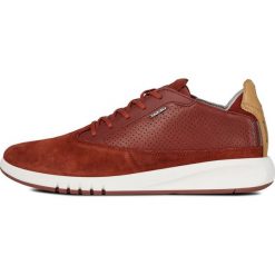 Geox tenisówki męskie Aerantis 43 czerwone. Czerwone trampki męskie Geox, bez wzorów, bez zapięcia. W wyprzedaży za 369,00 zł.