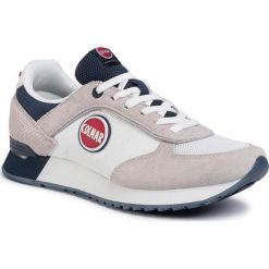 Sneakersy COLMAR - Travis Colors 007 White/Navy. Białe sneakersy męskie Colmar, bez zapięcia. W wyprzedaży za 379,00 zł.
