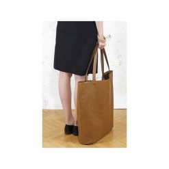 Mega Shopper bag ruda torba oversize Vegan. Pomarańczowe torby damskie na zakupy marki Hairoo, w paski. Za 185,00 zł.