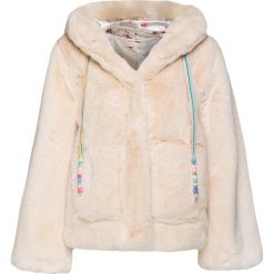 Futro LOVESHACKFANCY KIERNAN. Brązowe kurtki damskie LoveShackFancy, z haftami, z satyny, eleganckie. Za 1700,00 zł.