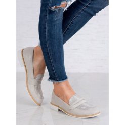 SZARE MOKASYNY SNAKE PRINT. Szare mokasyny damskie Bestelle. Za 52,90 zł.