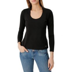 Bluzka w kolorze czarnym. Czarne bluzki damskie GALVANNI, xl, bez wzorów, z okrągłym kołnierzem, z długim rękawem. W wyprzedaży za 79,95 zł.