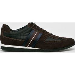 Joop! - Buty. Pomarańczowe buty sportowe męskie marki JOOP!, ze skóry, na sznurówki. W wyprzedaży za 399,90 zł.