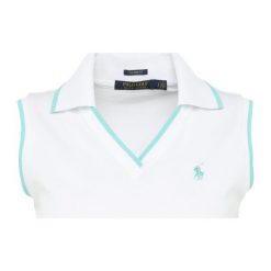 Topy sportowe damskie: Polo Ralph Lauren Golf PERFORMANCE Top pure white