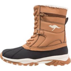 KangaROOS DARWIN Śniegowce saddle brown. Brązowe buty zimowe damskie KangaROOS, z materiału. W wyprzedaży za 146,30 zł.