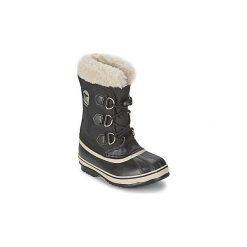 Śniegowce Dziecko Sorel YOOT PAC NYLON. Czarne kozaki dziewczęce marki Sorel. Za 264,00 zł.