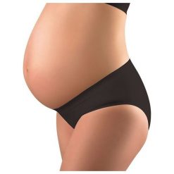 Bielizna ciążowa: Figi dla kobiet w ciąży czarne L (ON-1048)