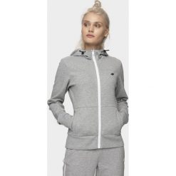 Bluza damska BLD213 - chłodny jasny szary melanż. Szare bluzy damskie l, melanż, z dzianiny. W wyprzedaży za 129,99 zł.