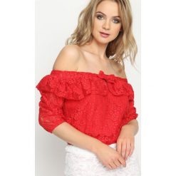 Czerwona Bluzka Spanish Way. Bluzki damskie Born2be. Za 29,99 zł.