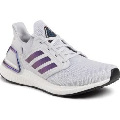 Buty adidas - Ultraboost 20 EG0695 Dshgry/Blvime/Cblack. Szare buty sportowe męskie Adidas, z tworzywa sztucznego, bez zapięcia, do biegania. Za 749,00 zł.