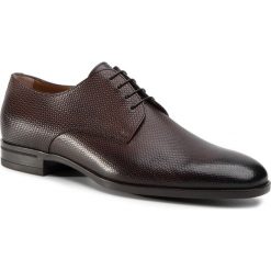 Półbuty BOSS - Kensington 50398145 10201737 01 Dark Brown 209. Pomarańczowe buty wizytowe męskie Boss, ze skóry, bez zapięcia. W wyprzedaży za 899,00 zł.