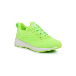 Skechers BOBS 33162 LIME. Zielone buty sportowe damskie Skechers, bez wzorów, z materiału, sportowe. Za 229,99 zł.