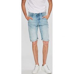 G-Star Raw - Szorty. Niebieskie spodenki i szorty męskie G-Star RAW, bez wzorów, z bawełny, retro. W wyprzedaży za 179,90 zł.
