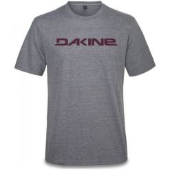Dakine Koszulka Męska Da Rail T Shirt Heathergry M. Szare koszulki męskie Dakine, m, z nadrukiem, z bawełny, eleganckie, bez kołnierzyka, z krótkim rękawem, krótkie. W wyprzedaży za 85,00 zł.