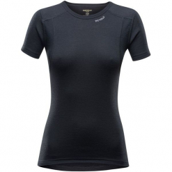 Devold Koszulka Damska Hiking Woman T-Shirt Black M. Czarne bluzki sportowe damskie Devold, m, z wełny, z krótkim rękawem. Za 239,00 zł.
