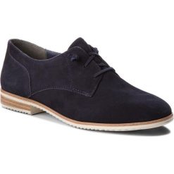 Jazzówki damskie: Oxfordy TAMARIS – 1-23204-20 Navy Suede 806