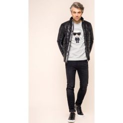 Kurtka puchowa Karl Lagerfeld 505043 592520. Czarne kurtki męskie KARL LAGERFELD, m, bez wzorów, z poliesteru, bez kaptura. W wyprzedaży za 849,00 zł.