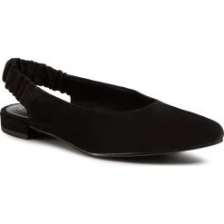 Sandały MARCO TOZZI - 2-29406-24 Black 001. Czarne klapki damskie Marco Tozzi, bez wzorów, ze skóry, bez obcasa. W wyprzedaży za 179,00 zł.