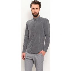 Koszula długi rękaw męska. Czarne koszule męskie na zimę, m, w kratkę, eleganckie. W wyprzedaży za 39,99 zł.
