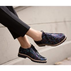 Półbuty - skóra naturalna - model 258 - kolor indian. Półbuty damskie Zapato, bez wzorów, ze skóry, bez obcasa, bez zapięcia. W wyprzedaży za 269,10 zł.