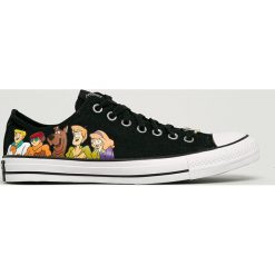 Converse - Tenisówki x Scooby-Doo. Czarne trampki i tenisówki damskie Converse, bez wzorów, z gumy, na sznurówki. Za 299,90 zł.