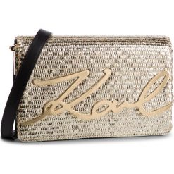 Torebka KARL LAGERFELD - 91KW3068 Light Gold. Żółte listonoszki damskie marki KARL LAGERFELD, bez wzorów, ze skóry, eleganckie, bez dodatków. Za 1349,00 zł.