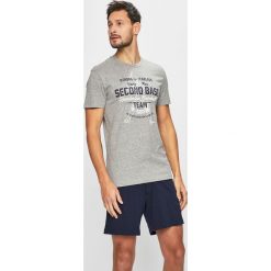 Henderson - Piżama. Niebieskie piżamy męskie marki Henderson, xl, z nadrukiem, z bawełny, bez rękawów. Za 79,90 zł.
