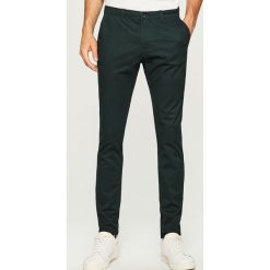 Spodnie chino slim fit - Turkusowy. Niebieskie chinosy męskie marki Reserved, m. Za 99,99 zł.