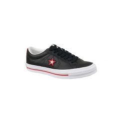 Buty Converse One Star 161563C. Czarne trampki męskie Converse, bez wzorów, retro, bez zapięcia. Za 299,99 zł.