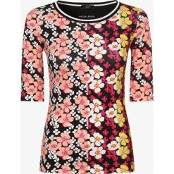Marc Cain Sports - T-shirt damski, różowy. Różowe t-shirty damskie Marc Cain Sports, bez wzorów, prążkowane, sportowe, bez kołnierzyka. Za 649,95 zł.