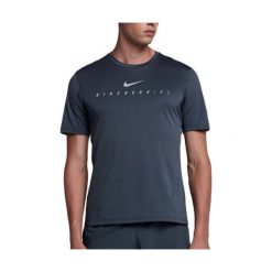 Nike M NK FLSH MLR TOP SS SNL GX, 10 | URUCHOMIENIE | MĘŻCZYZNA | TOP Z KRÓTKIM RĘKAWEM | THUNDER BLUE | L. Niebieskie koszulki męskie Nike, m, bez wzorów, klasyczne, z klasycznym kołnierzykiem, z krótkim rękawem, krótkie. W wyprzedaży za 204,37 zł.