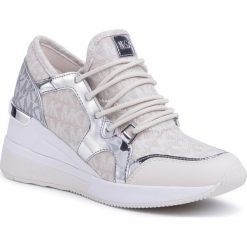 Sneakersy MICHAEL MICHAEL KORS - Liv Trainer 43S0LVFS1Y Natural. Brązowe półbuty damskie MICHAEL Michael Kors, na co dzień, bez wzorów, ze skóry ekologicznej, bez obcasa, na płaskiej podeszwie, bez zapięcia. Za 779,00 zł.
