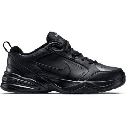Nike Air Monarch IV (415445-001). Czarne buty sportowe męskie Nike, ze skóry, bez zapięcia, na fitness i siłownię. Za 229,99 zł.