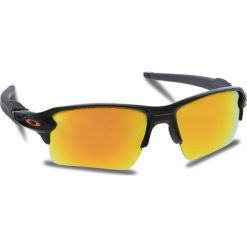 Okulary przeciwsłoneczne OAKLEY - Flak 2.0 Xl OO9188-22 Polished Black/Fire Iridium. Czarne okulary przeciwsłoneczne męskie aviatory Oakley, z tworzywa sztucznego. W wyprzedaży za 509,00 zł.
