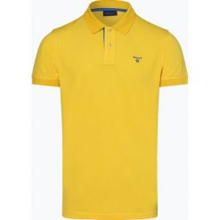 Gant - Męska koszulka polo – Rugger, żółty. Żółte koszulki męskie GANT, xl, bez wzorów, z bawełny, bez rękawów. Za 349,95 zł.