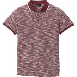 Shirt polo bonprix czerwony klonowy melanż. Koszulki męskie bonprix. Za 69,99 zł.