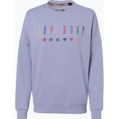 Superdry - Damska bluza nierozpinana, niebieski. Niebieskie bluzy damskie marki Superdry, s, z haftami, bez rękawów, bez kaptura. Za 279,95 zł.